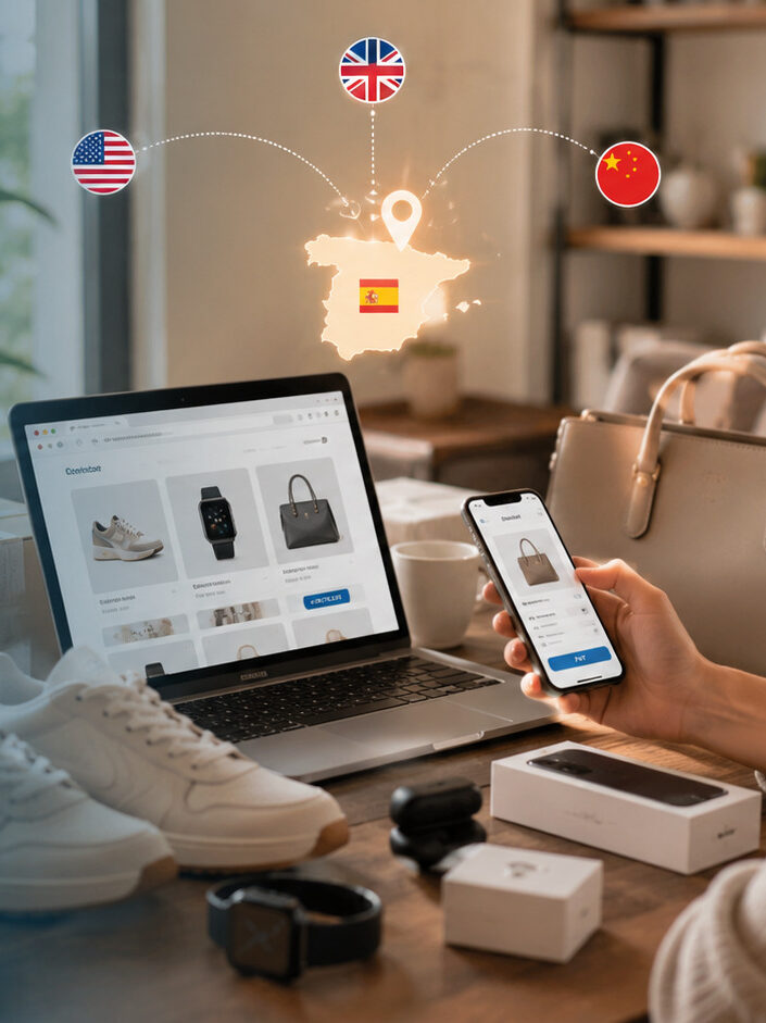 Comprar en Estados Unidos, Reino Unido y China desde España