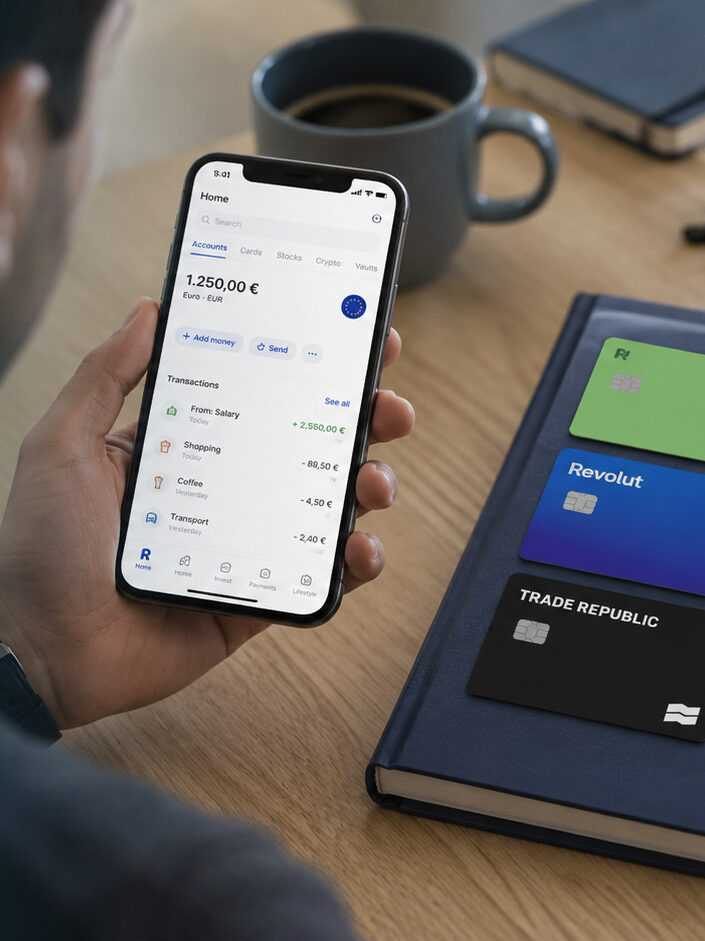 Wise, Revolut y Trade Republic