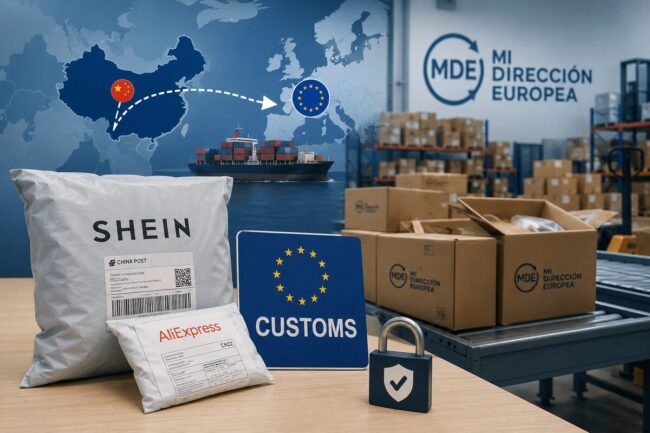 Aranceles de la UE a AliExpress, Shein y Temu en 2026: cómo comprar desde Europa sin pagar de más
