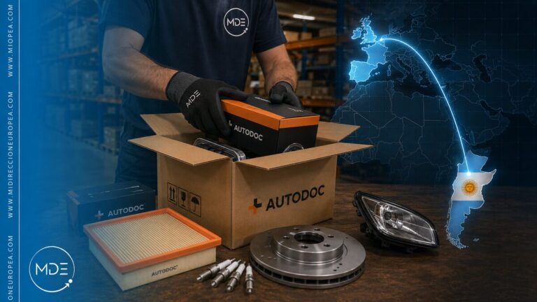 Cómo comprar repuestos en AUTODOC desde Argentina Comprar repuestos en AUTODOC desde Argentina con Mi Dirección Europea