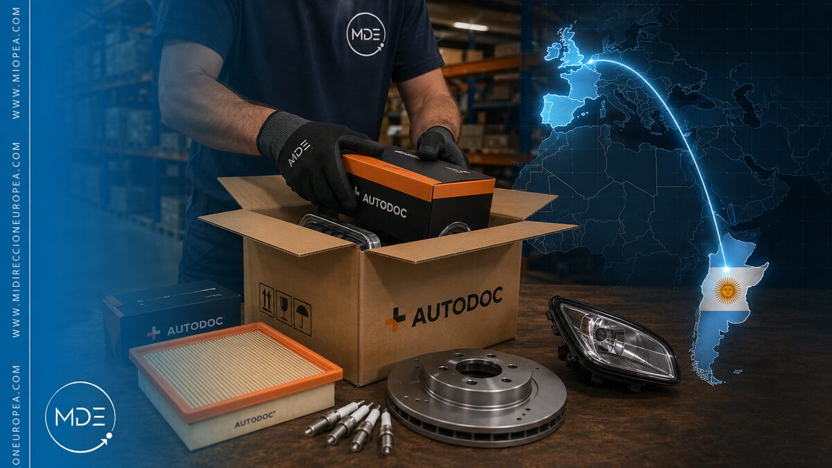 Cómo comprar repuestos en AUTODOC desde Argentina Comprar repuestos en AUTODOC desde Argentina con Mi Dirección Europea