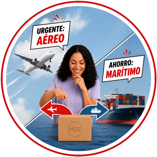 Aéreo o marítimo - MDE