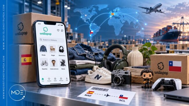 Comprar en Wallapop desde Chile con Mi Dirección Europea