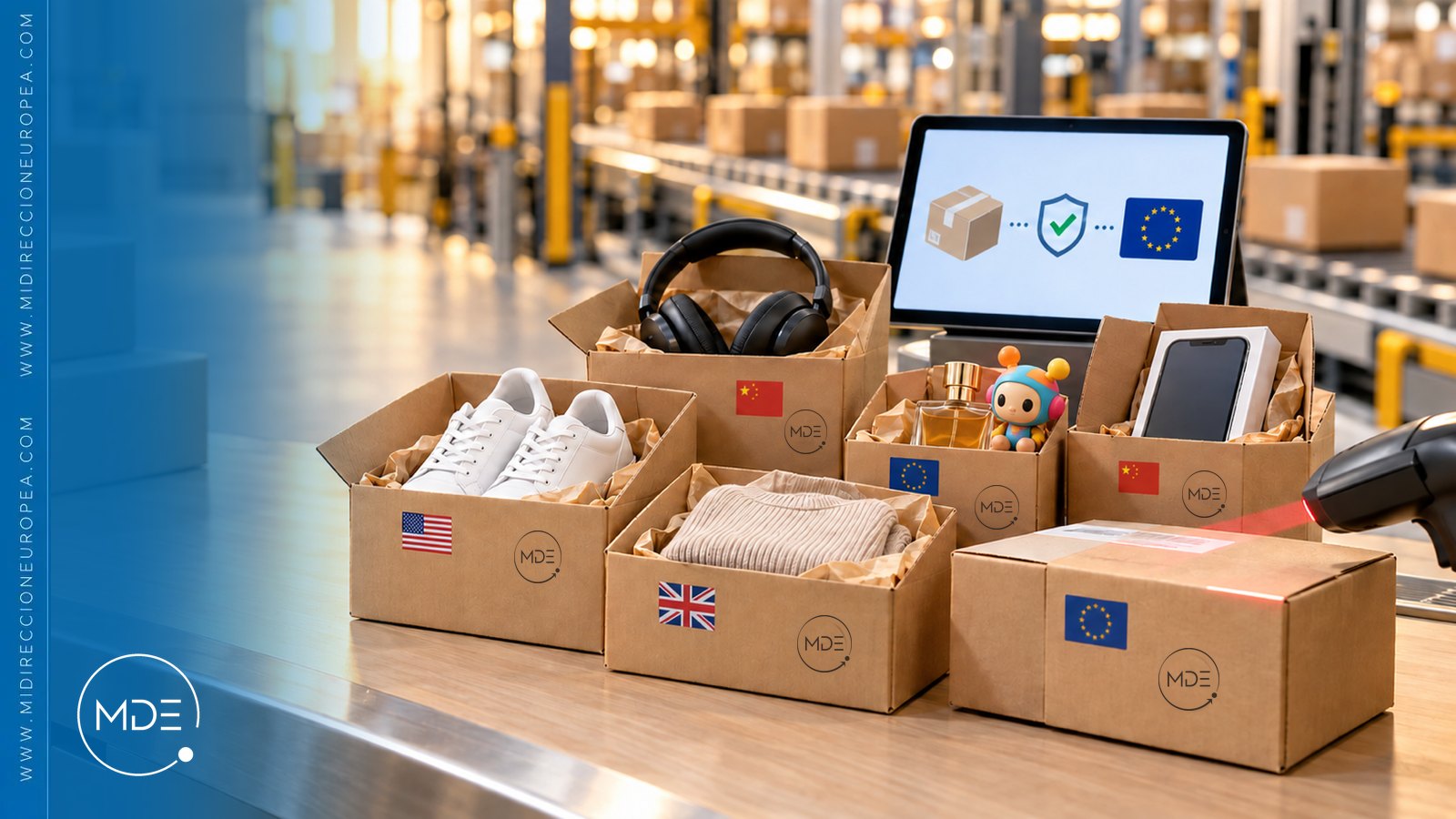 EU Customs Data Hub 2028: what the EU customs reform is and how it affects your online sho EU Customs Data Hub 2028: the EU's new digital customs explained by MDE