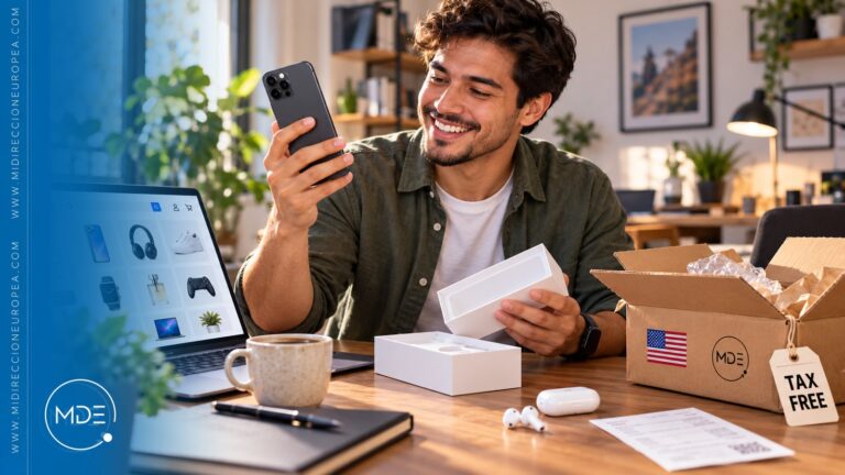 iPhone 18 Pro et iPhone Duo : combien vous économisez en les achetant aux États-Unis sans iPhone 18 Pro et iPhone Duo achetés aux États-Unis sans sales tax avec Mi Dirección Europea